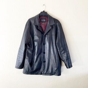 Wilson’s Leather‎ Pelle Studio Thinsulate Soft Leather Black Jacket